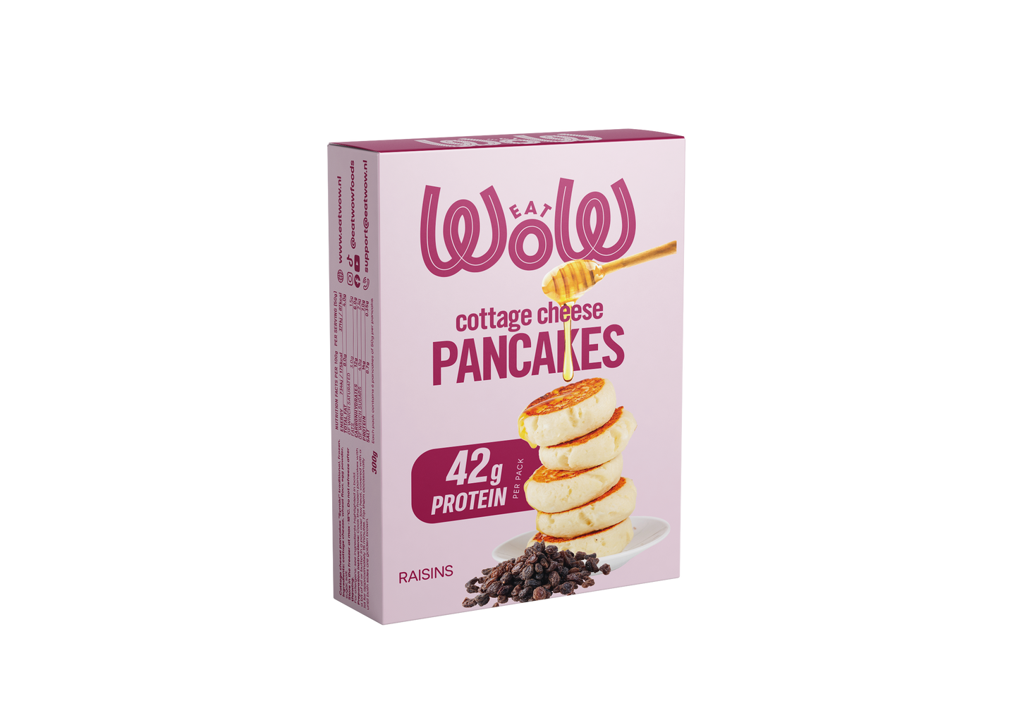 4 pack Cottage Cheese Pancakes - Raisins