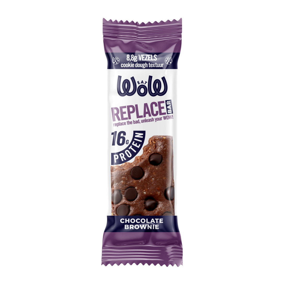REPLACE BAR - CHOCOLATE BROWNIE - 12 BARS