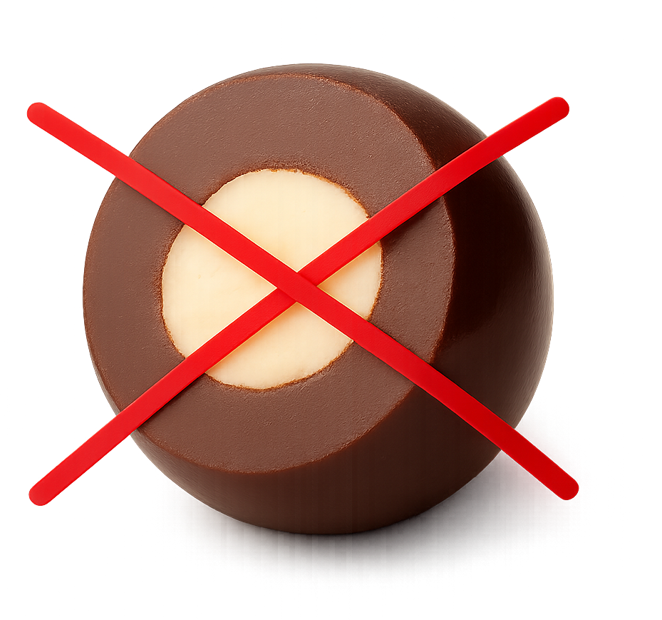 Our almond with thin coating