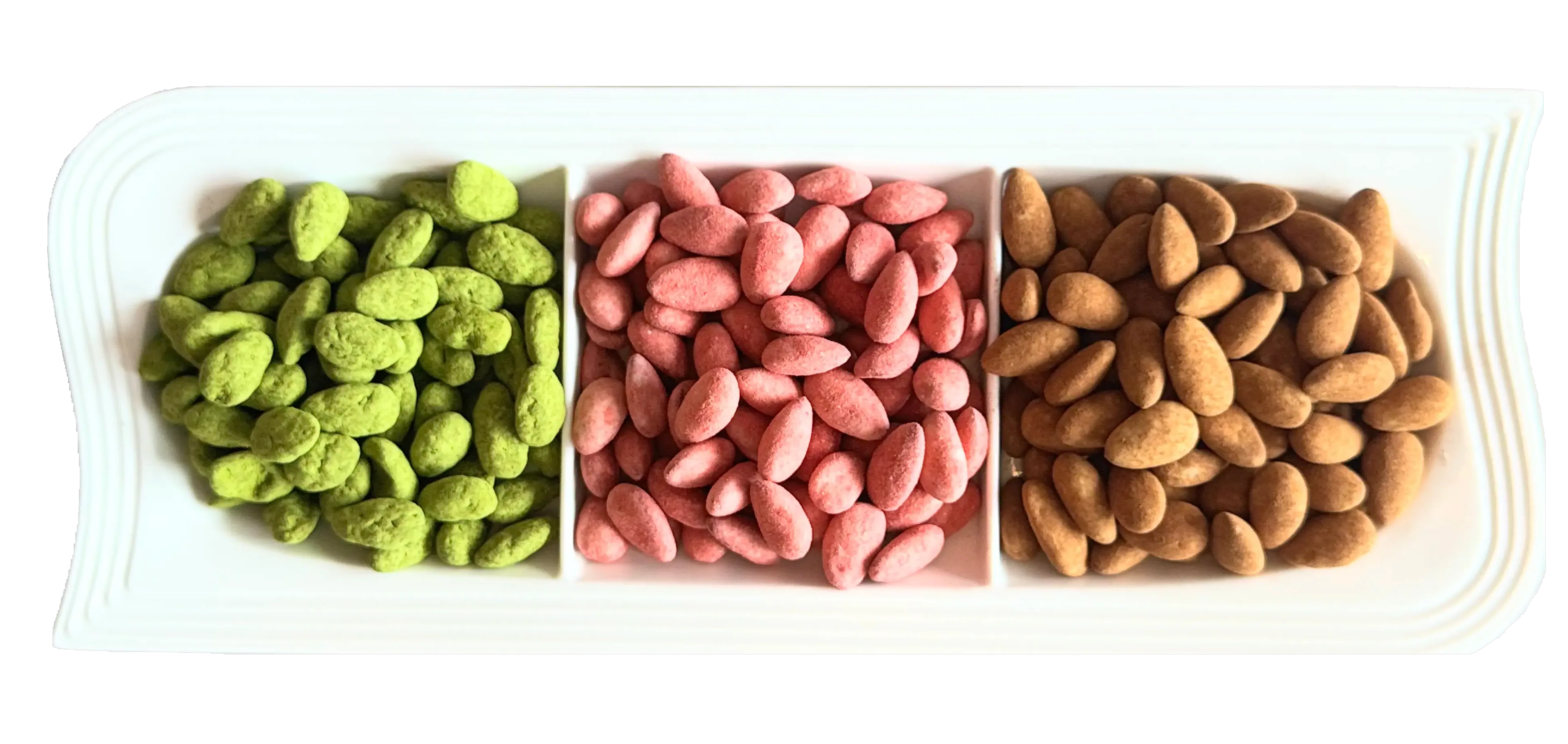 Almonds in a bowl with game controller