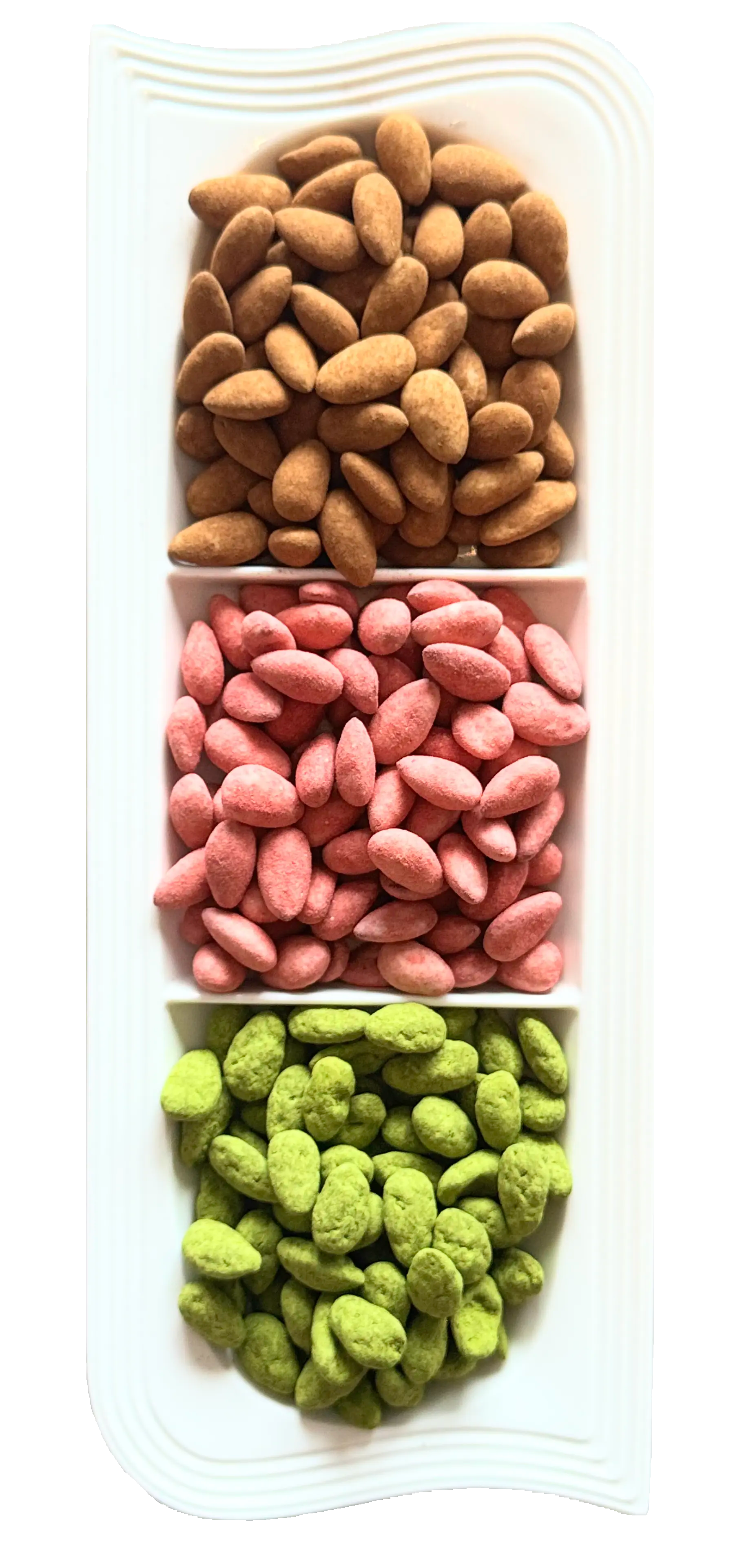 Almonds in a bowl with game controller