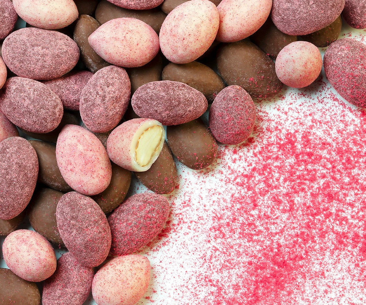 Skinny coated almonds