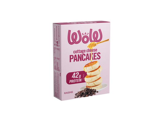 6 PACK Cottage Cheese Pancakes - Raisins