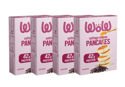 4 pack Cottage Cheese Pancakes - Raisins