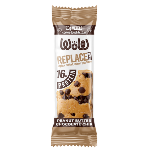REPLACE BAR - PEANUT BUTTER CHOCOLATE CHIP - 12 BARS