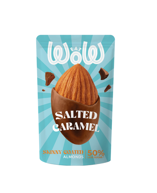 Skinny Coated Almonds - Milk Choco Salted Caramel 4-PACK